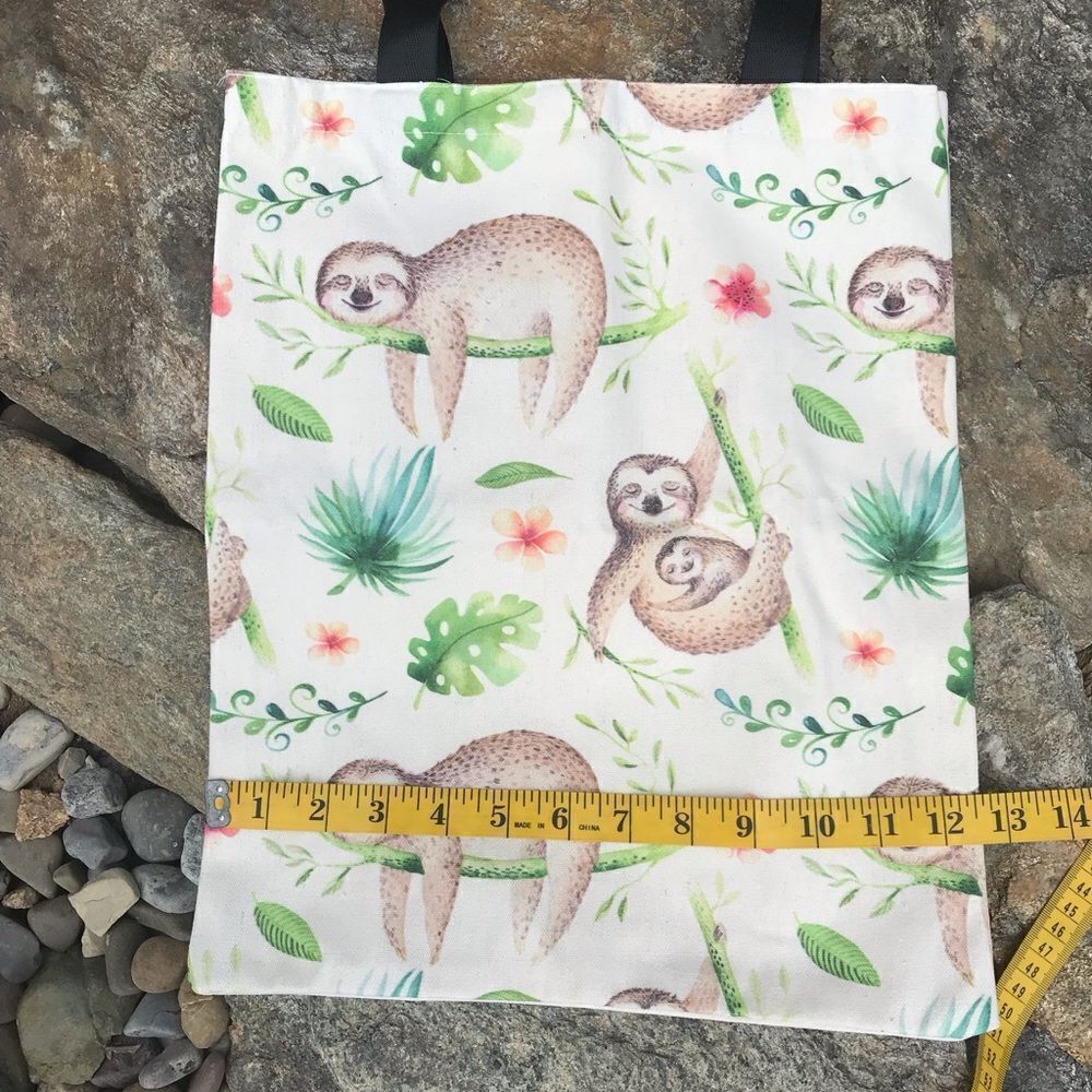Sloth Canvas Tote‎ - Picture 5 of 7